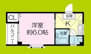 フローラルステージ同心町【2階】の間取り