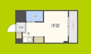 ネオコート天王寺【5階】の間取り