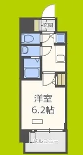 グランカリテ日本橋【9階】の間取り