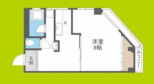 双輪コーポ2号館【3階】の間取り