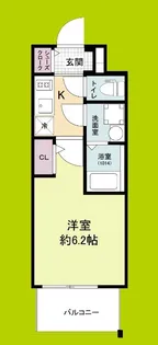 エスリードレジデンス大阪福島シティウエスト【5階】の間取り