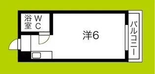 オーシャン今里【8階】の間取り