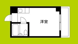 ルネッサンス福原PartII【4階】の間取り