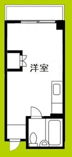 玉出ハイツ【4階】の間取り