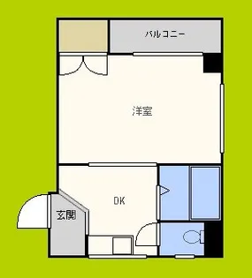 ビジタル浪速6【8階】の間取り