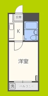 ビジタル浪速5【2階】の間取り