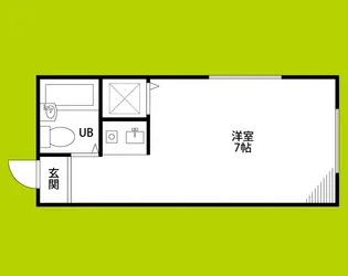 ハイツ関西【3階】の間取り
