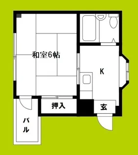 三泉ハイツ【3階】の間取り