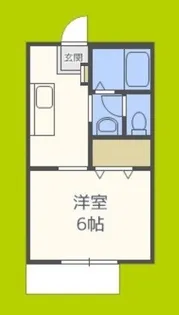 サングリーン住之江【2階】の間取り