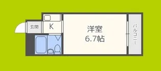 エスアイハイツ【4階】の間取り