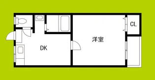 ルミエール九条【4階】の間取り