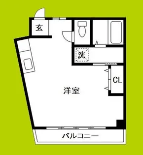 第二江南ビル【4階】の間取り