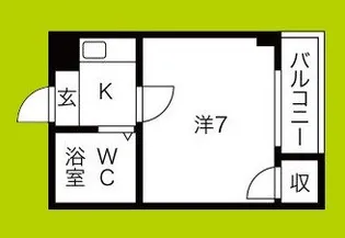 コスモレジデンス墨江【3階】の間取り