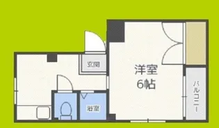 ジュネス阿倍野【2階】の間取り