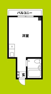 シャトー京橋【2階】の間取り
