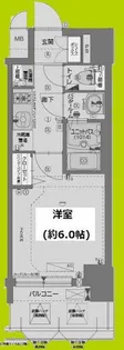 グランカリテ北大阪リヴィエ【3階】の間取り