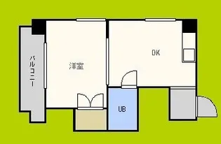 バスティオーネ柴島【4階】の間取り
