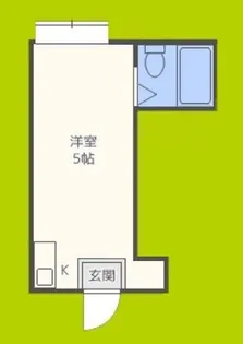 ジオナ深江橋【2階】の間取り