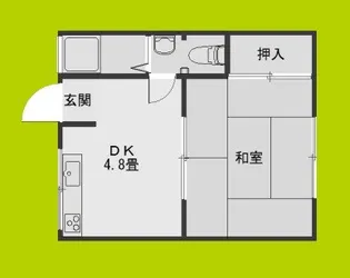 北桑マンション【2階】の間取り