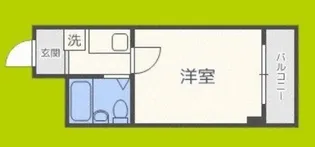 東粉浜I番館【2階】の間取り