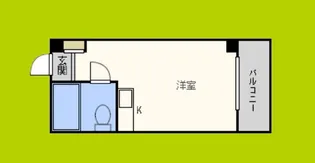 銀玉ハイツ【3階】の間取り