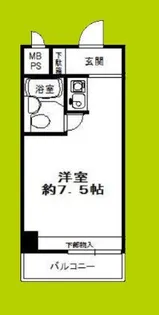 ライオンズマンション新大阪第5【8階】の間取り