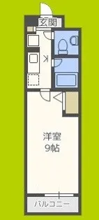 Gran Pino 立売堀【9階】の間取り
