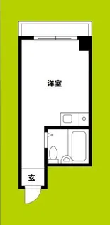 マンション・イン瓦屋町パートI【7階】の間取り