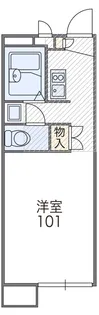 レオパレスせいわ【1階】の間取り