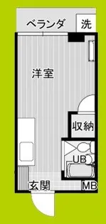 モアハイツ【4階】の間取り