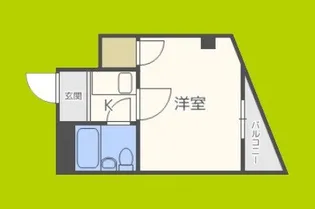 ES弁天町【4階】の間取り