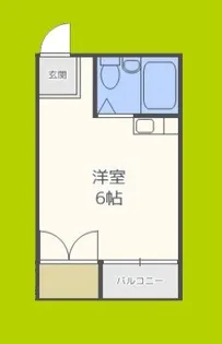 グランソシエ住之江【2階】の間取り