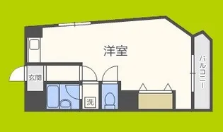 難波リーガルハウス【7階】の間取り