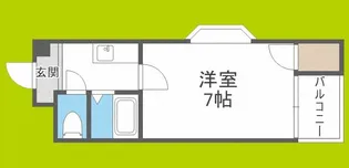 シャルマンJS【7階】の間取り