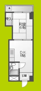 レジデンス都島【10階】の間取り