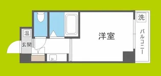 インターナショナル玉造【6階】の間取り