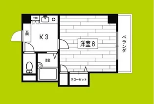 メルヘンハイツ【6階】の間取り