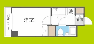 シャンクレール大国【9階】の間取り