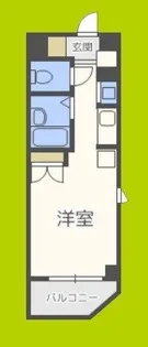 1Rの間取り画像