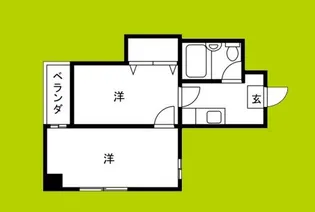 ワンダーグランドハイツ【5階】の間取り