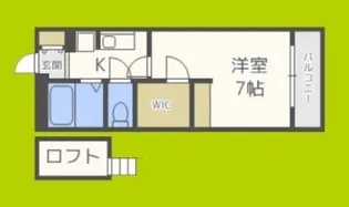 サンクチュアリ北津守【2階】の間取り