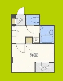 レフィナード恵美須【3階】の間取り