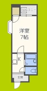 シャルマンJS【5階】の間取り