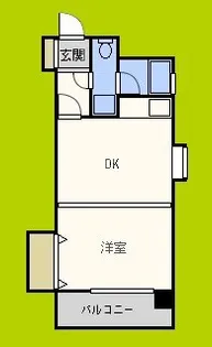 クリエイト本田【3階】の間取り