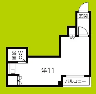 ヒューマンビレッジ【7階】の間取り