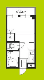 メゾン扇町【4階】の間取り