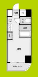 LakiaMaison弁天町【5階】の間取り