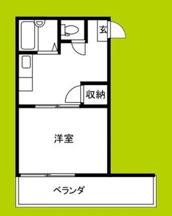 港晴しょみんハイツ【5階】の間取り
