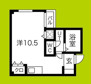 ハイツプルニエ【3階】の間取り