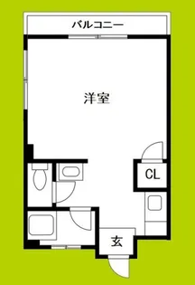 ハイツ松原【4階】の間取り